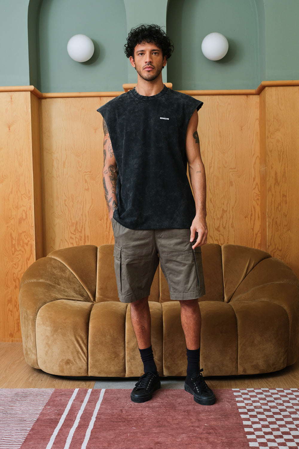 Jet Black Vest Tank